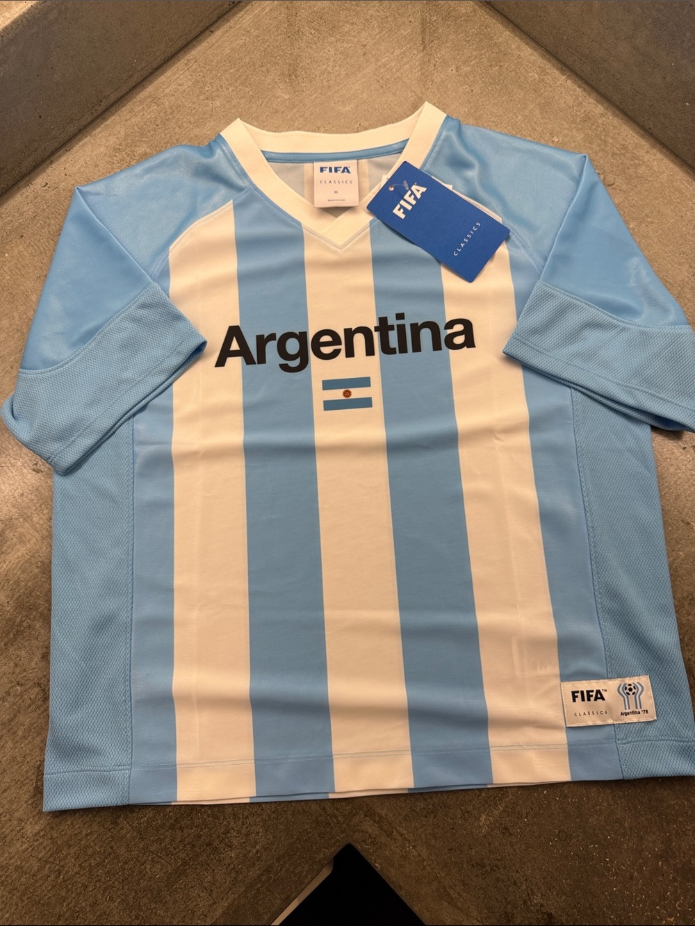 GAP FIFA Argentina Classic Blue & White Soccer Jersey